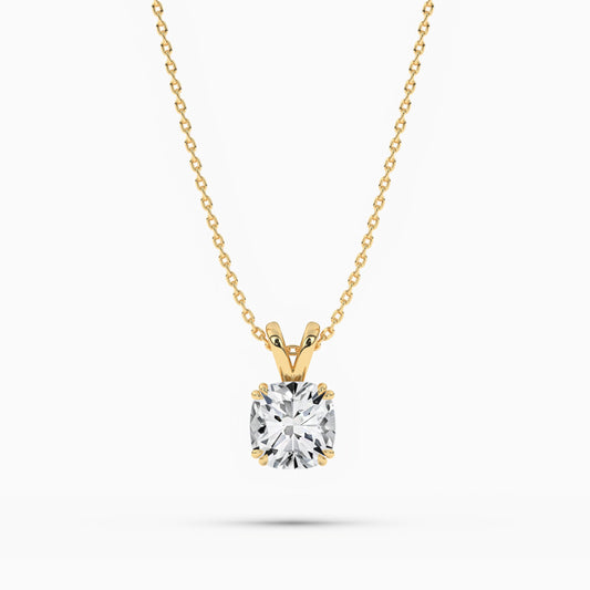 solitaire diamond necklace