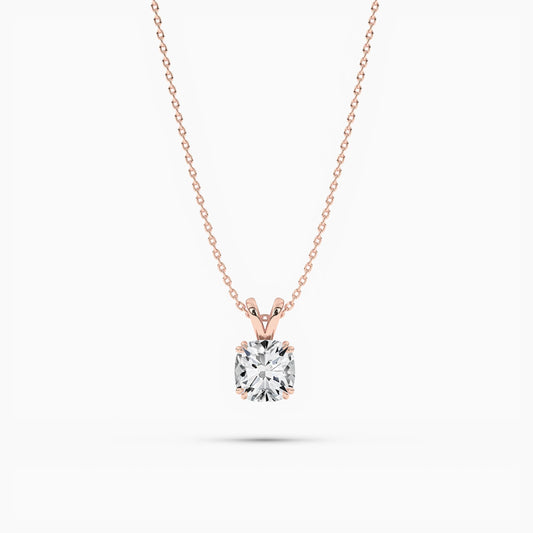 solitaire diamond necklace