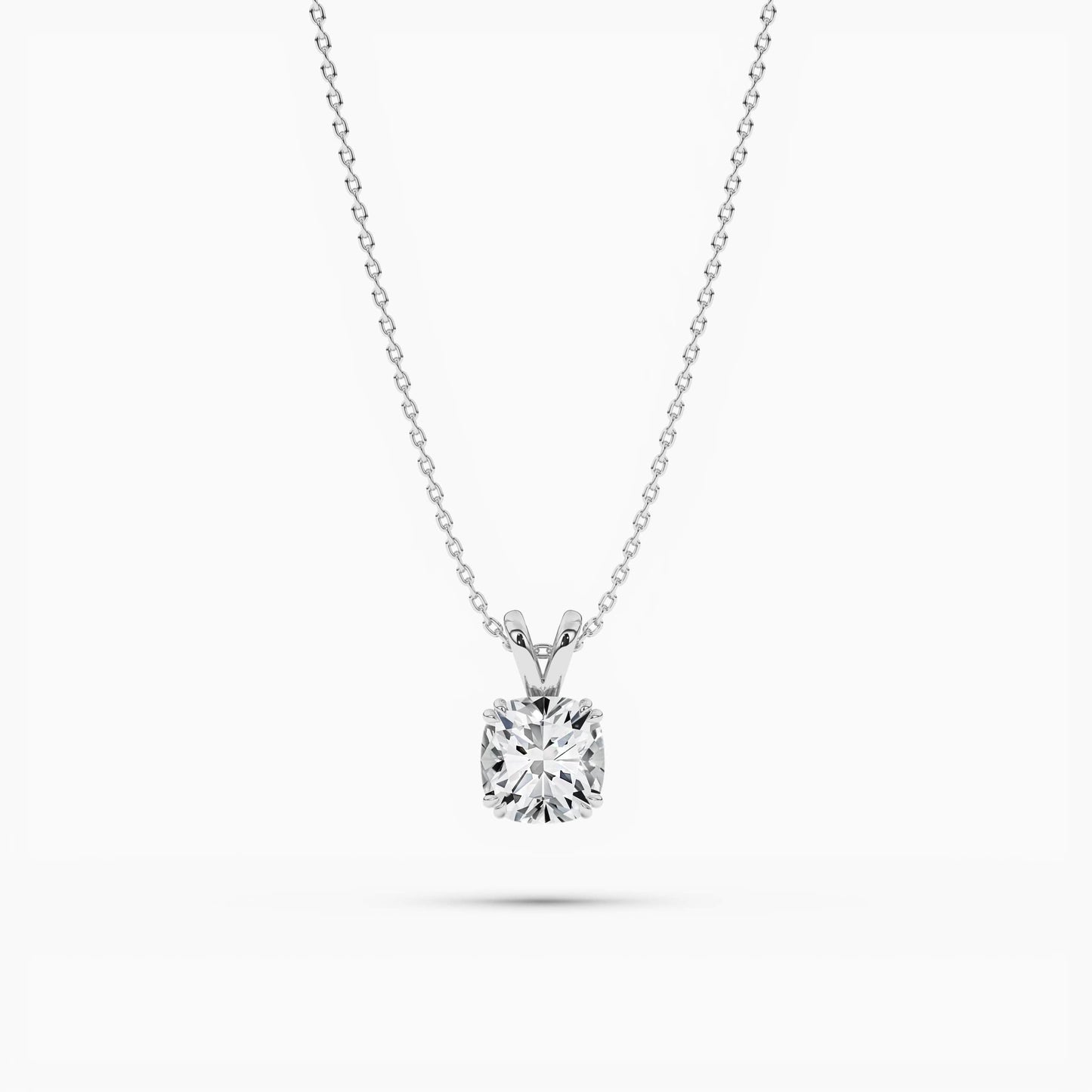 solitaire diamond necklace