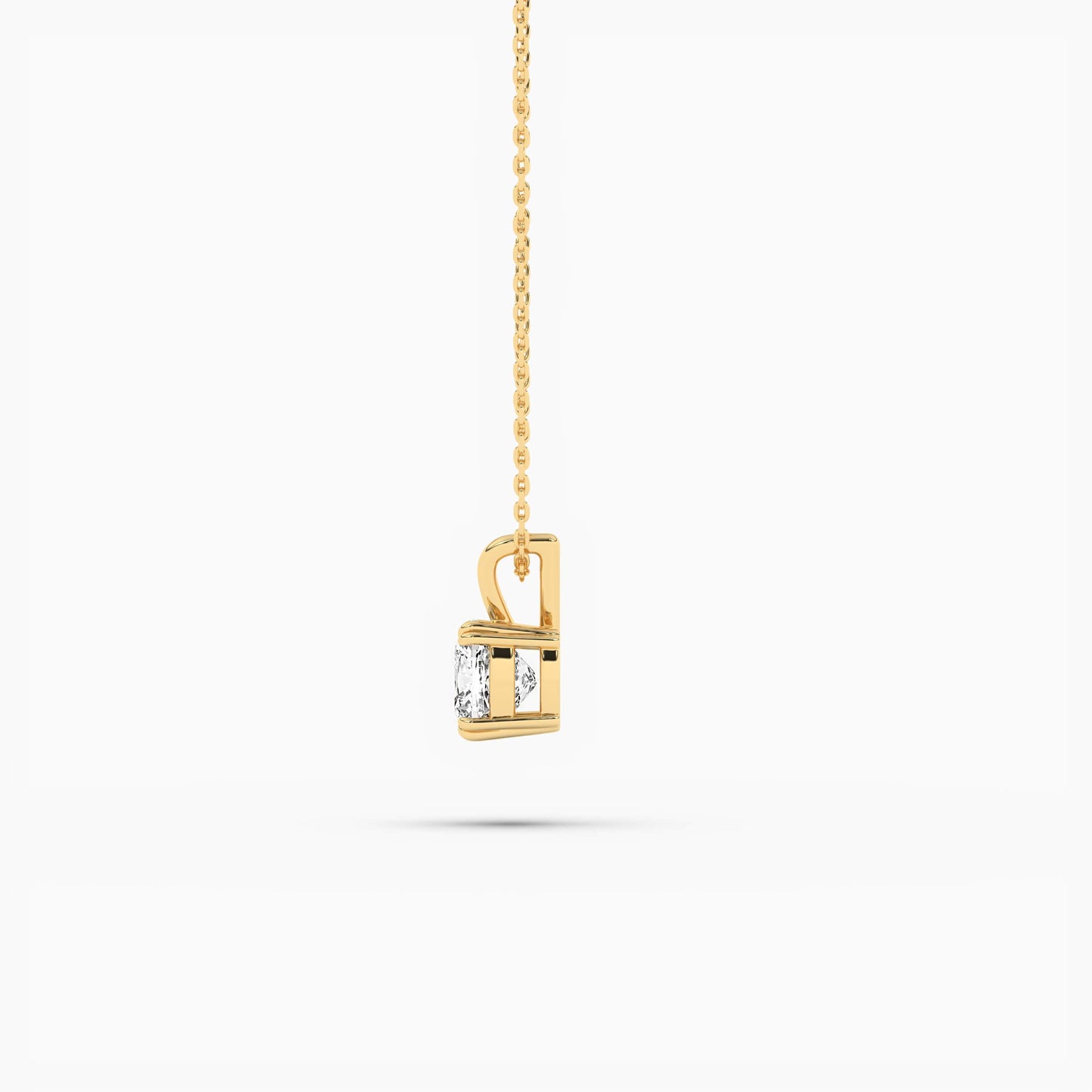 solitaire diamond necklace