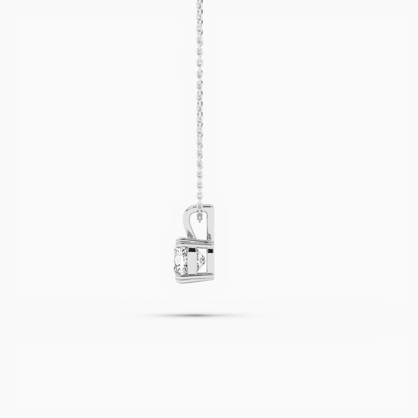 solitaire diamond necklace