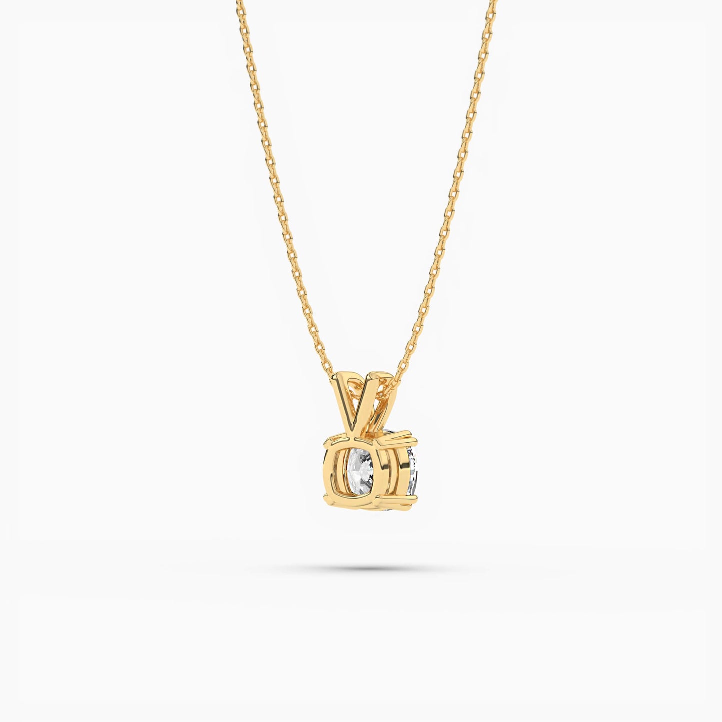 solitaire diamond necklace
