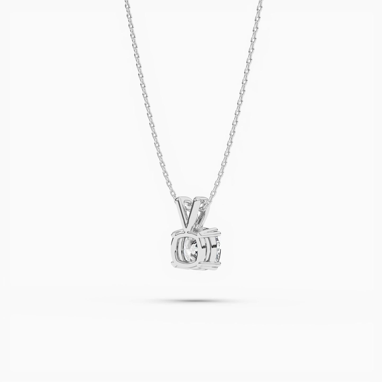 solitaire diamond necklace