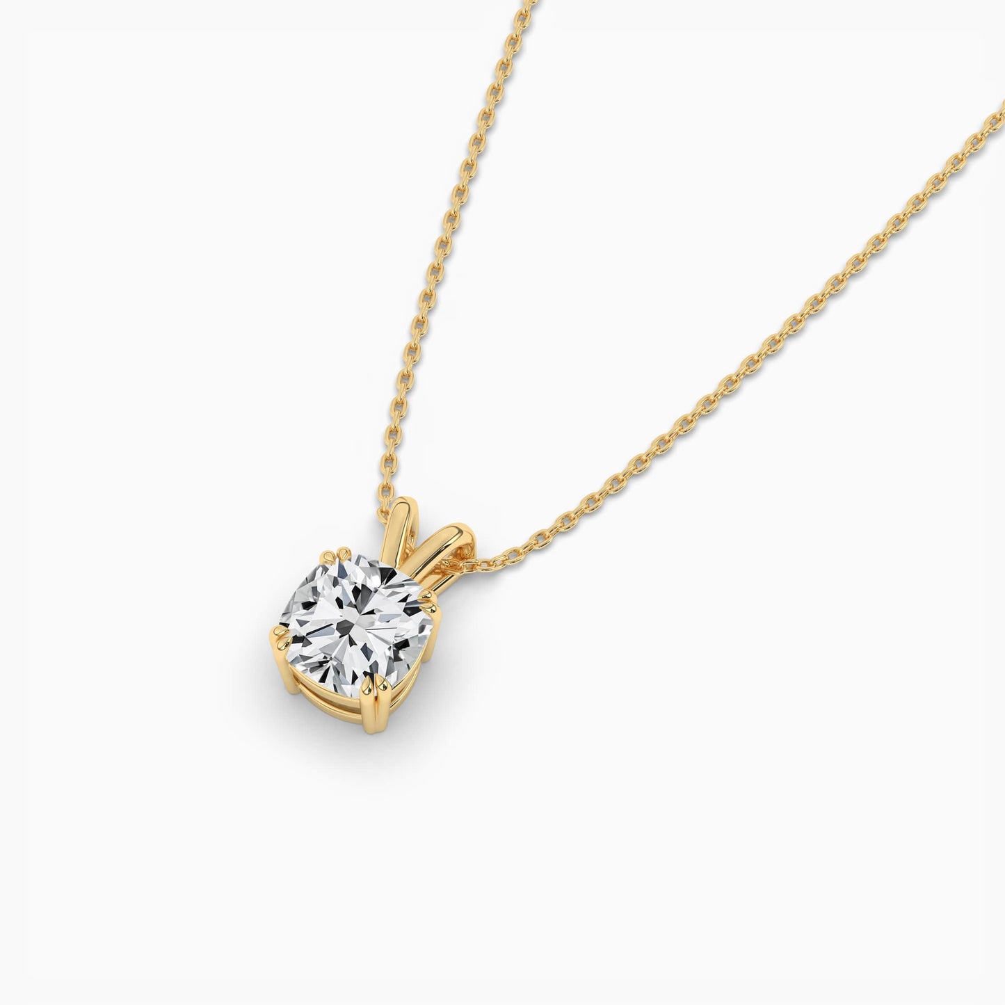 solitaire diamond necklace