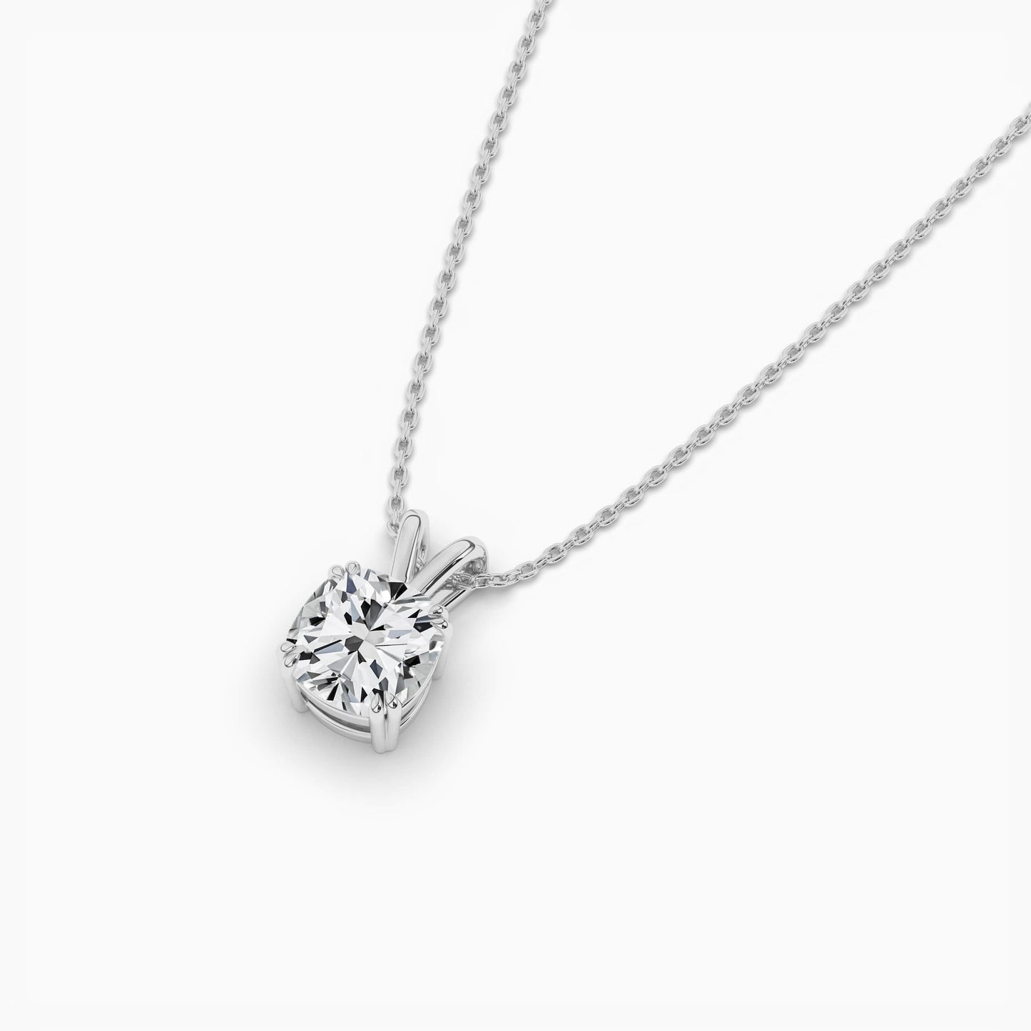 solitaire diamond necklace
