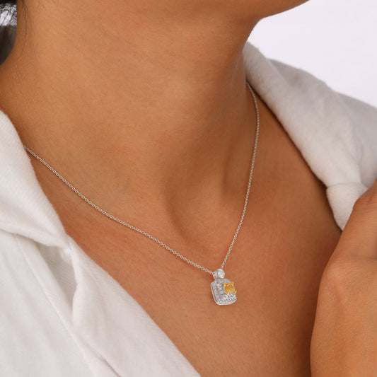 Diamond pendant for women
