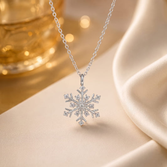Silver Snowflake Pendant