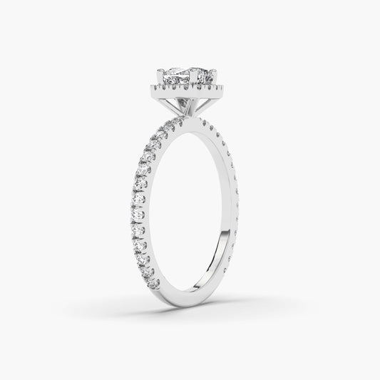 cushion cut ring