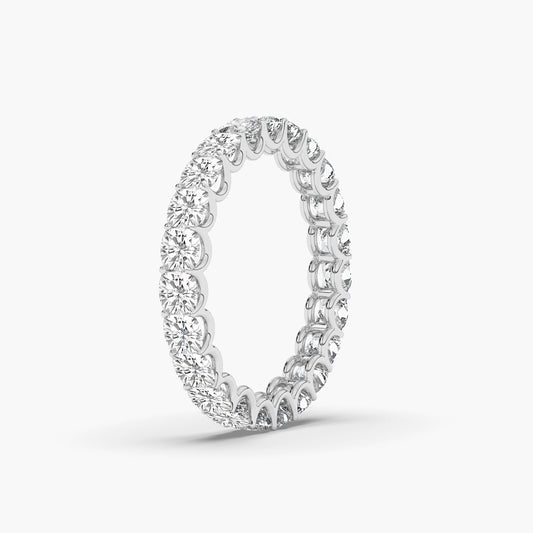 round Diamond Wedding Band