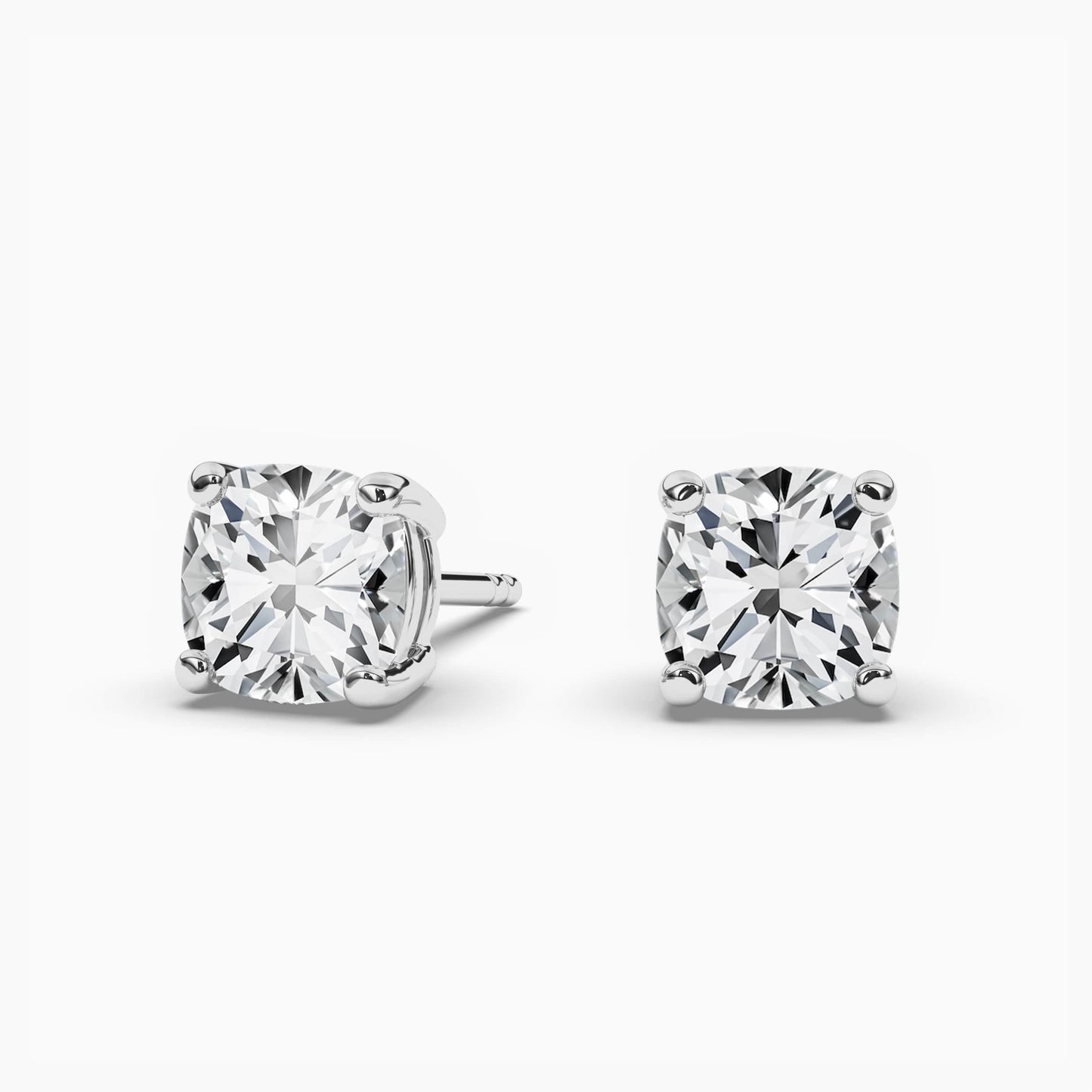 Cushion Diamond Earrings