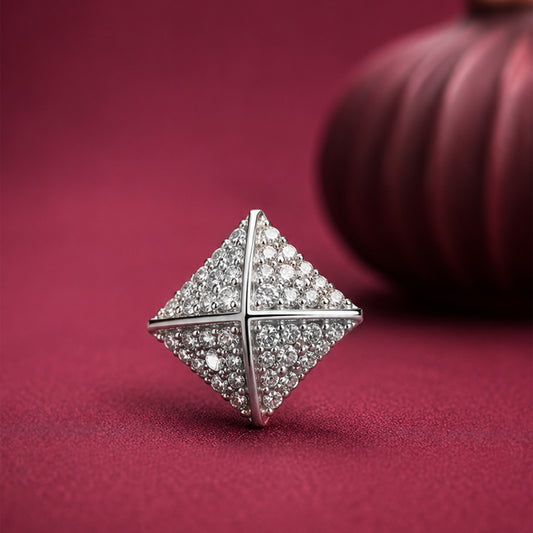 Diamond stud earrings