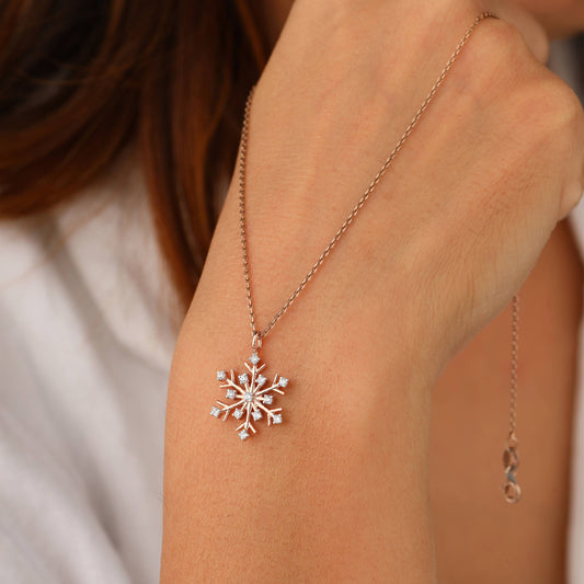 snowflake necklace