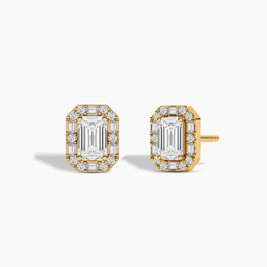 diamond ear studs