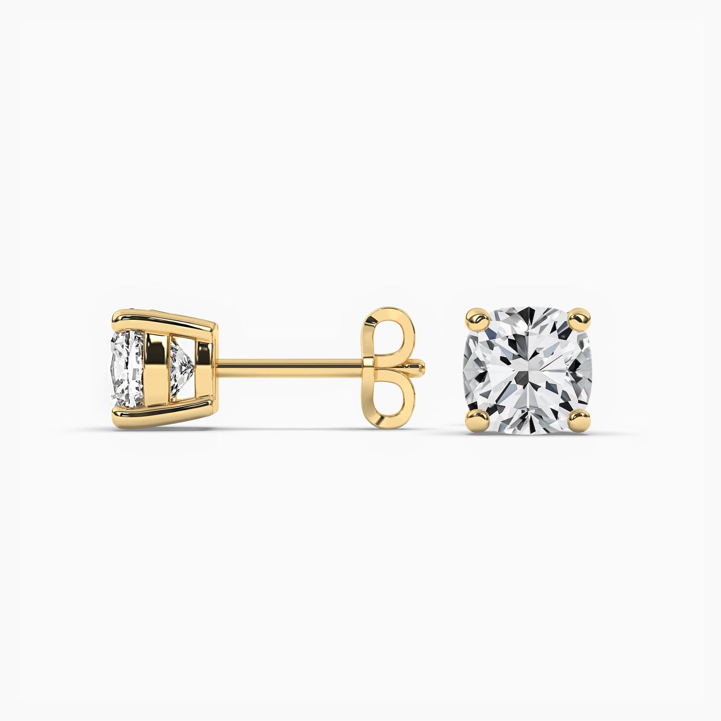 Cushion Diamond Earrings