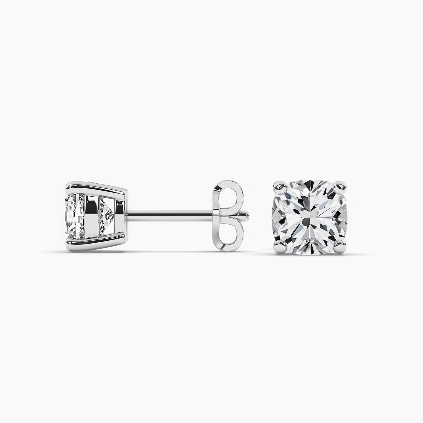 Cushion Diamond Earrings