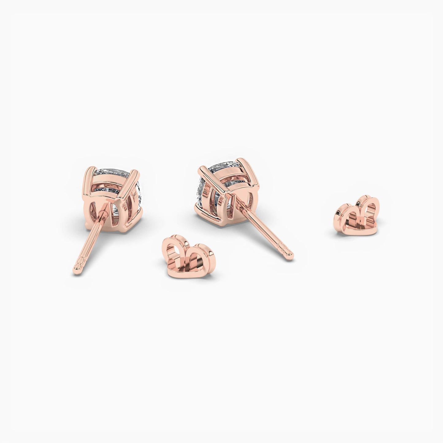 Cushion Diamond Earrings
