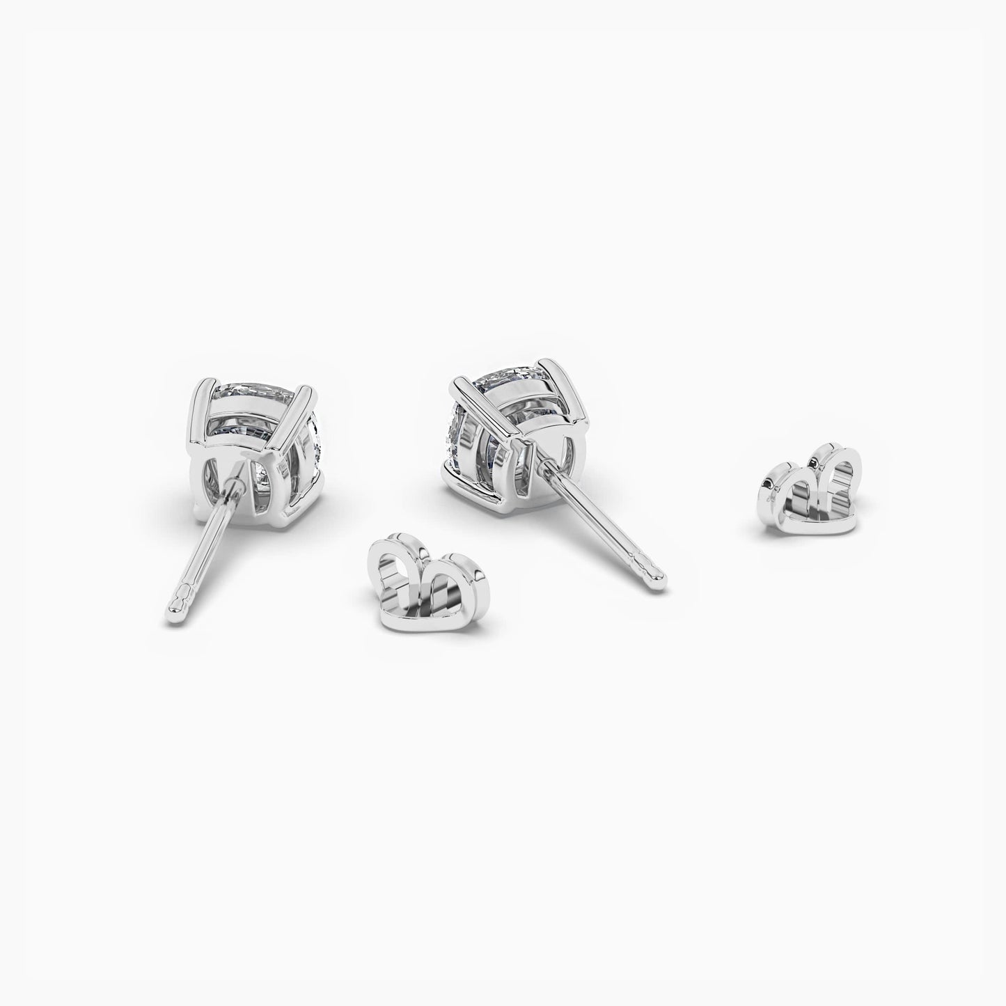 Cushion Diamond Earrings