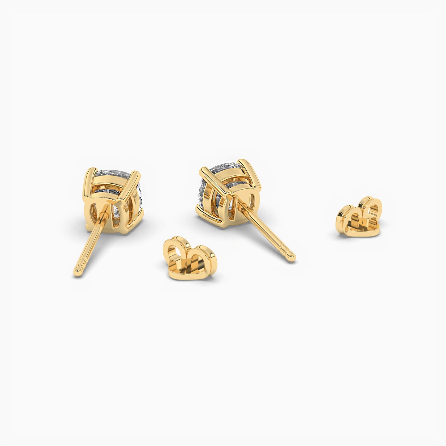 Cushion Diamond Earrings