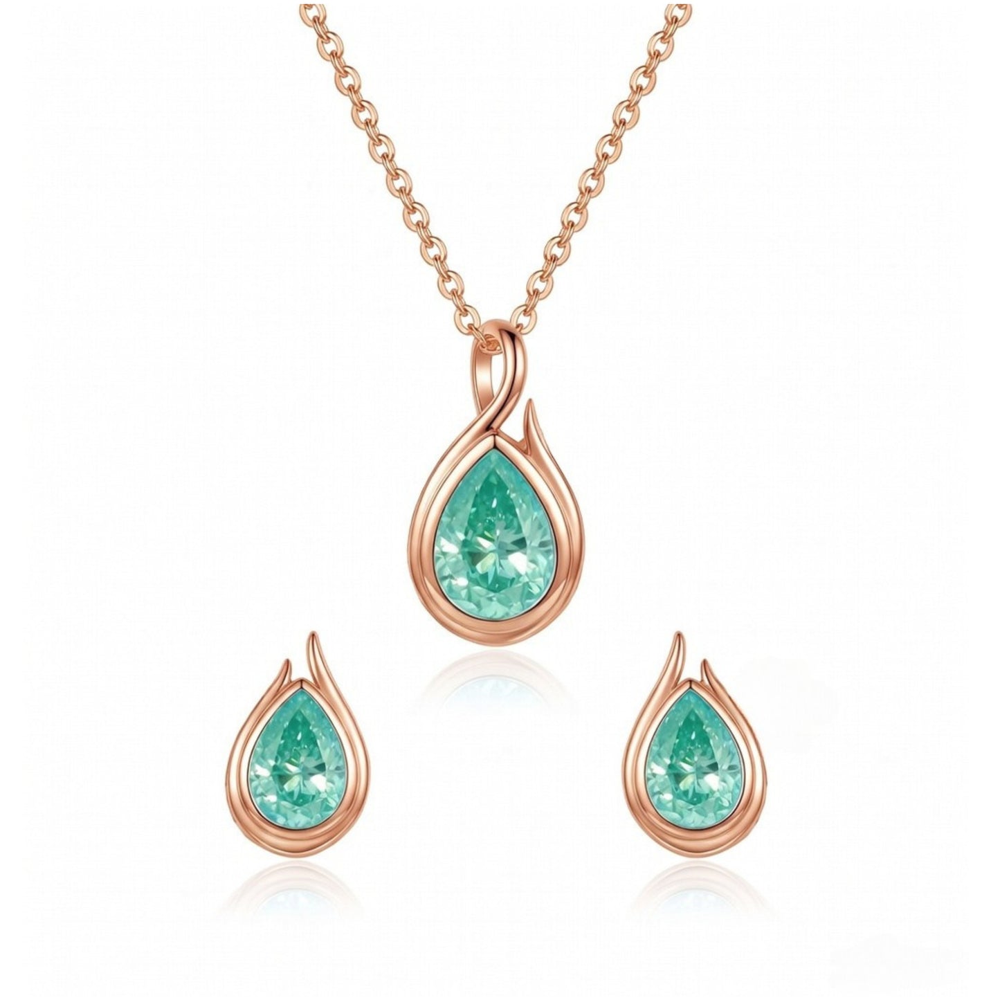 Blue diamond pendant