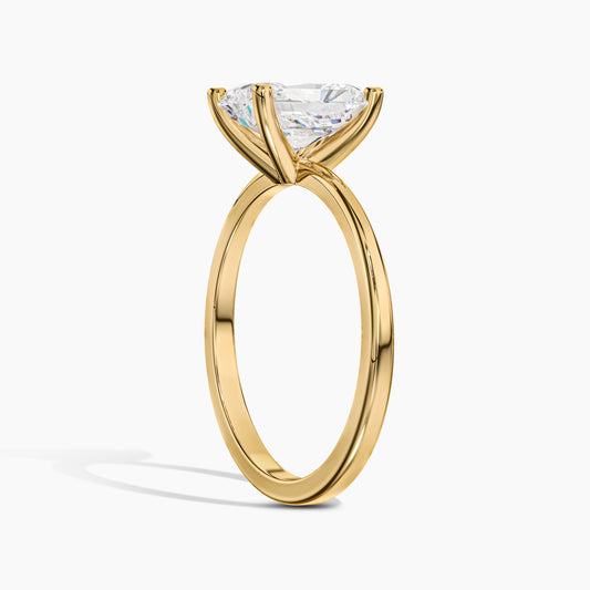 Radiant Diamond Solitaire Ring for Women