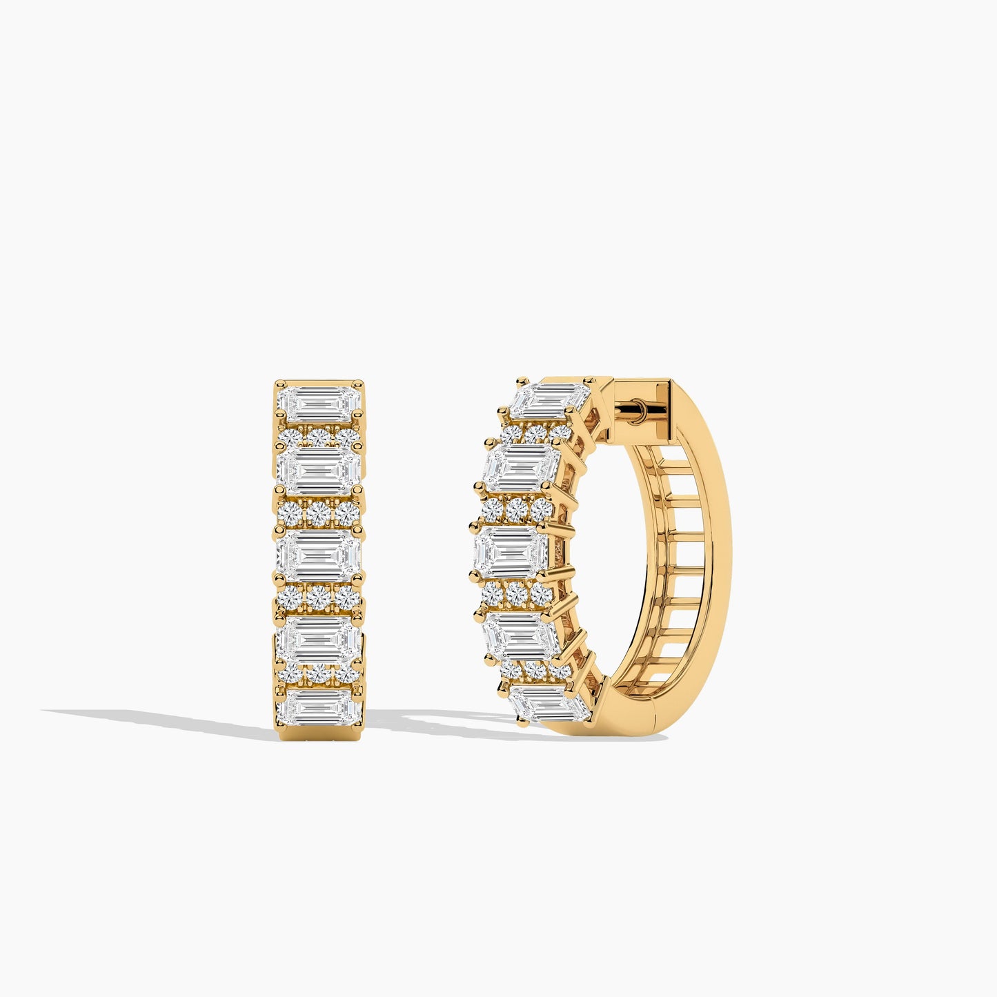 round earrings for women