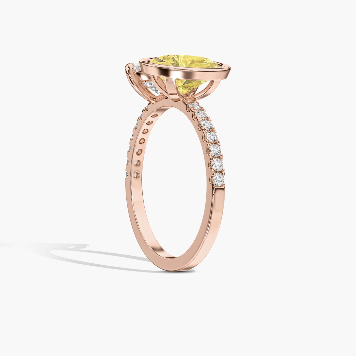 diamond bezel ring