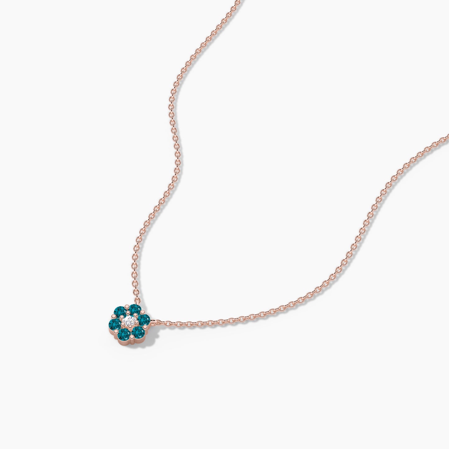 Sterling Silver Flower Shaped Pendant