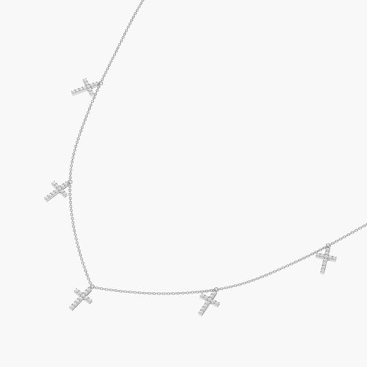 sterling silver cross necklace