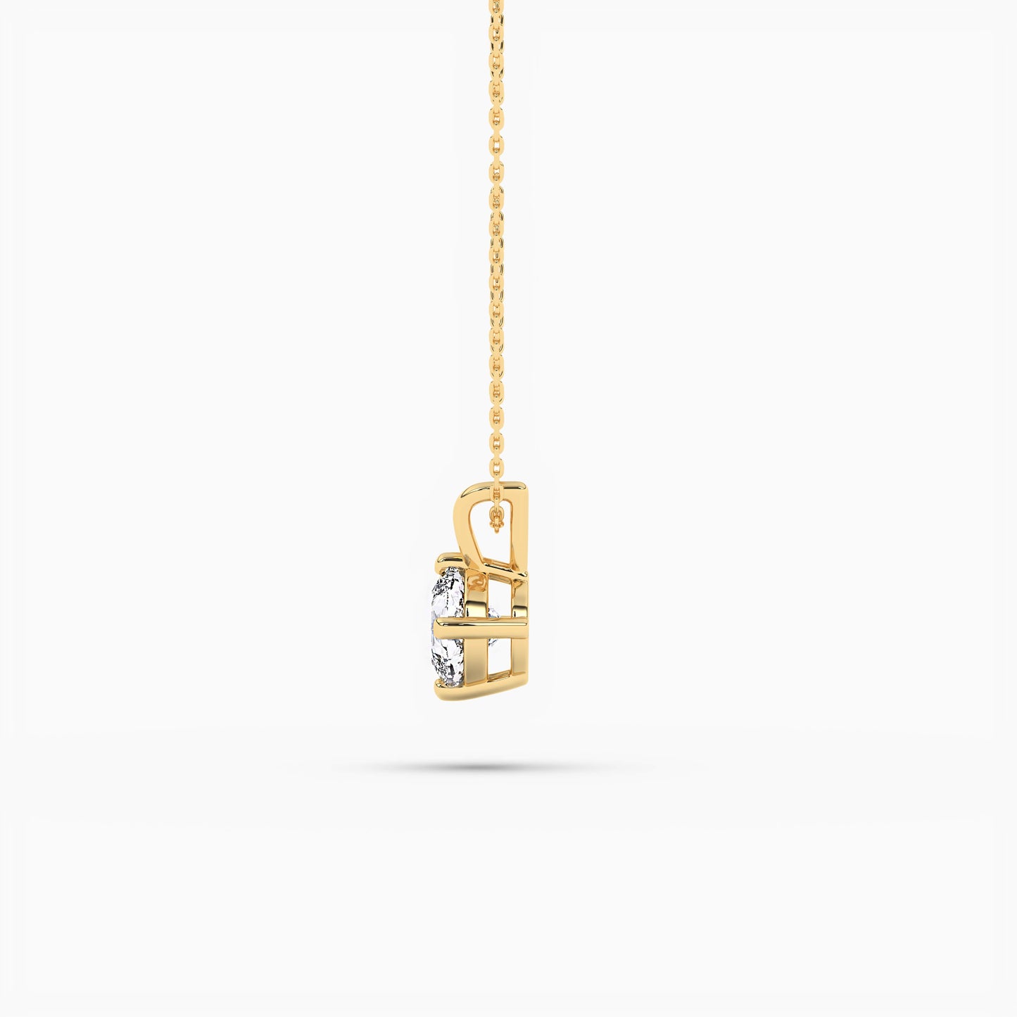 Cushion SOlitaire Necklace