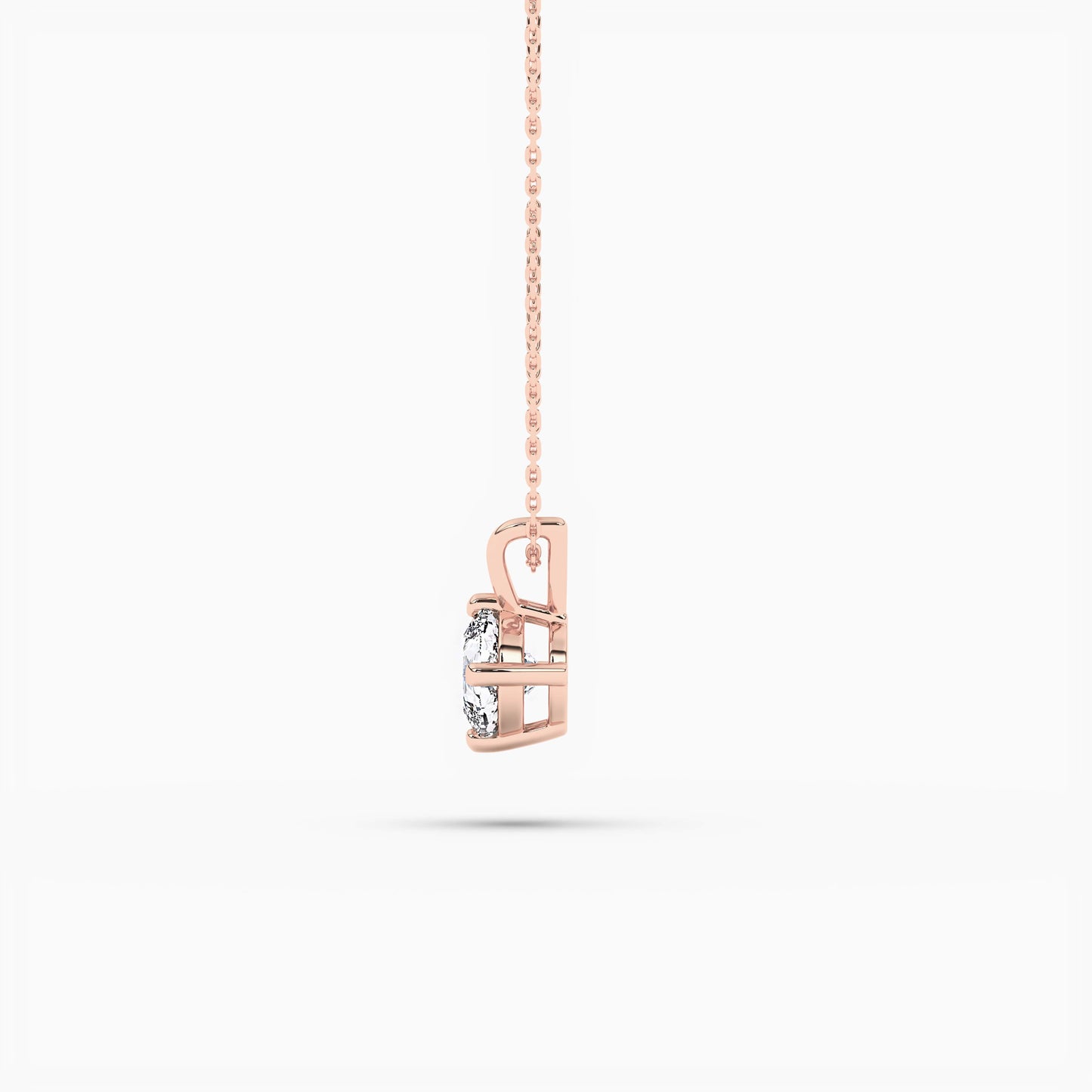 Cushion SOlitaire Necklace