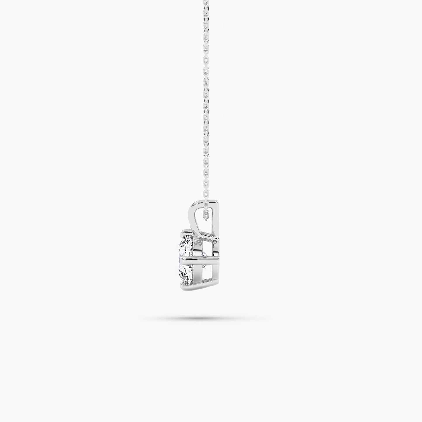 Cushion SOlitaire Necklace