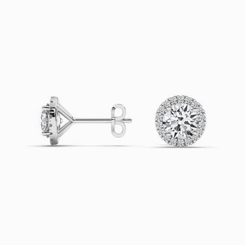 Womens Silver Stud Earrings solid silver