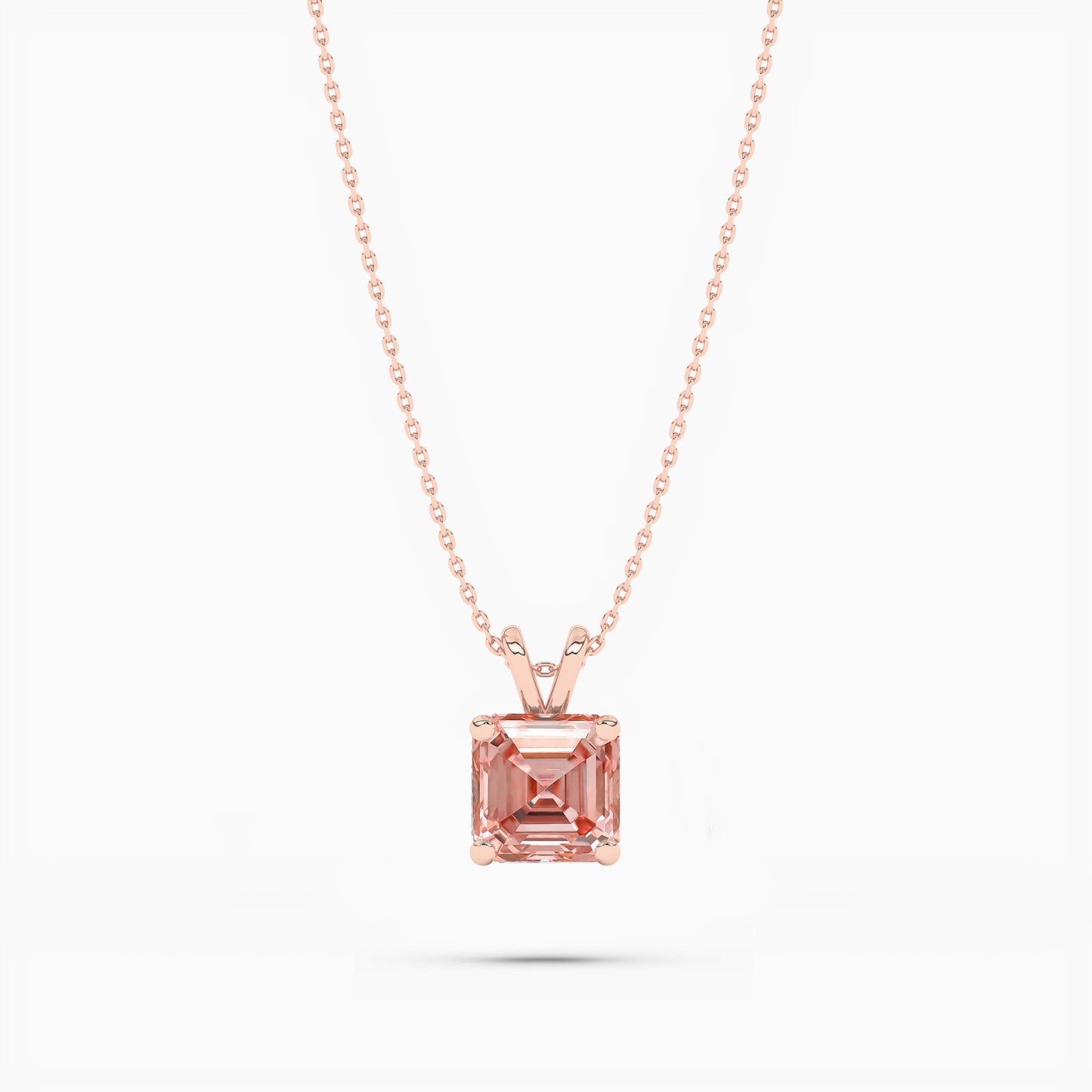 silver chain with pendant for women rose gold plated