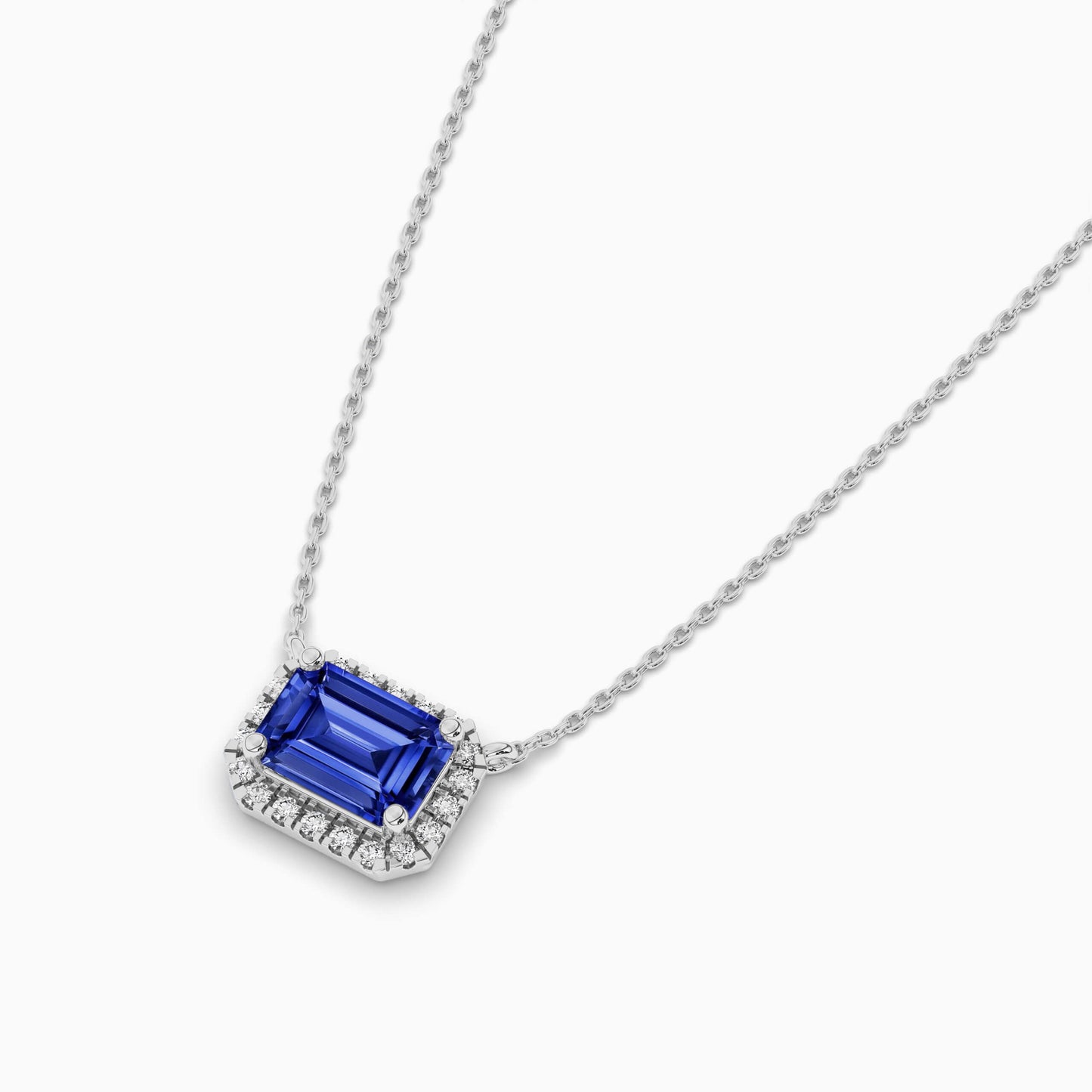 blue diamond necklace set