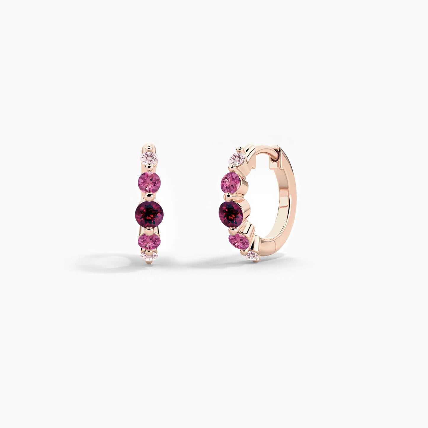 pink earrings
