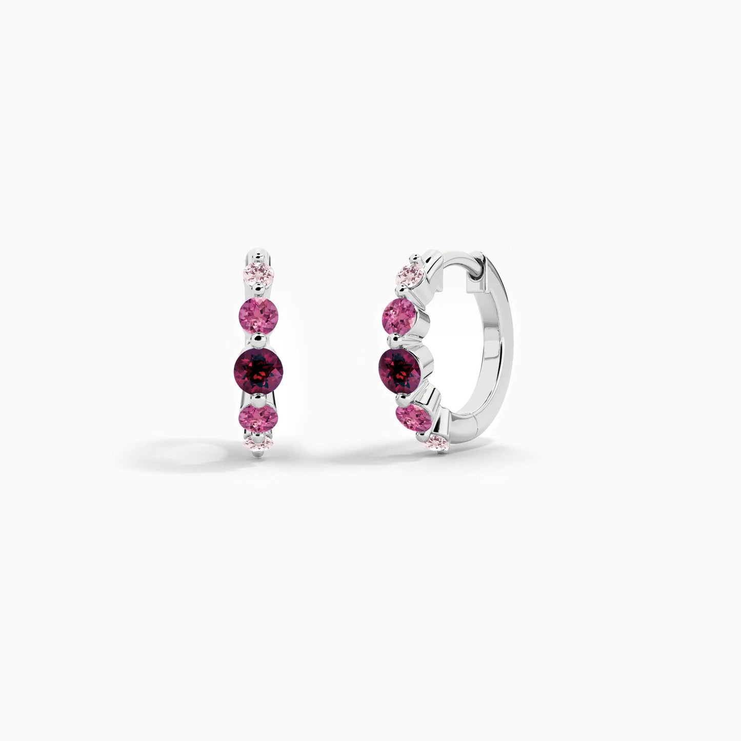 diamond hoop earrings