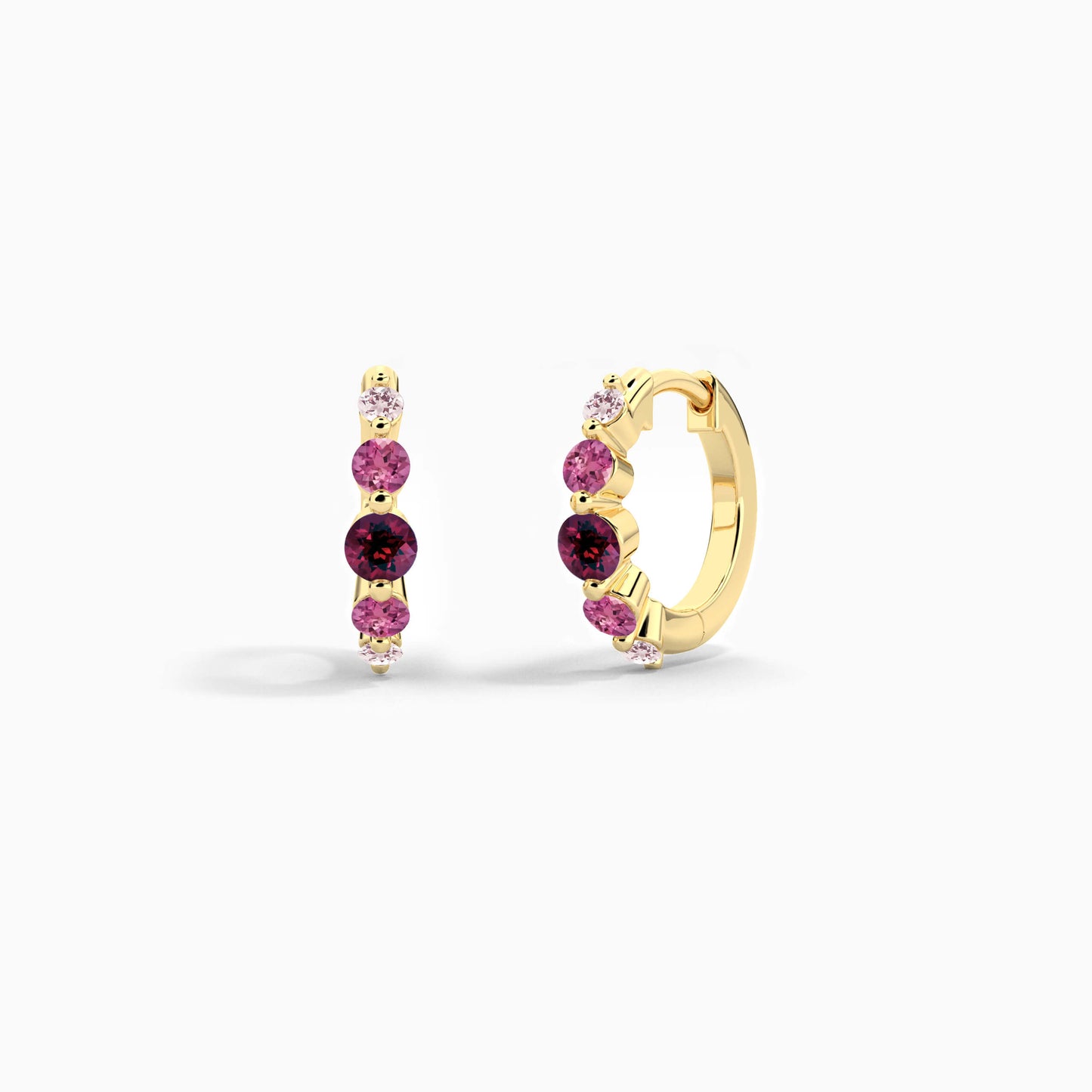 pink diamond earrings