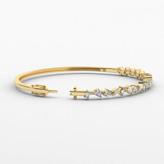 Mixed Shape Diamond Bracelet
