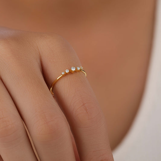 small american diamond ring