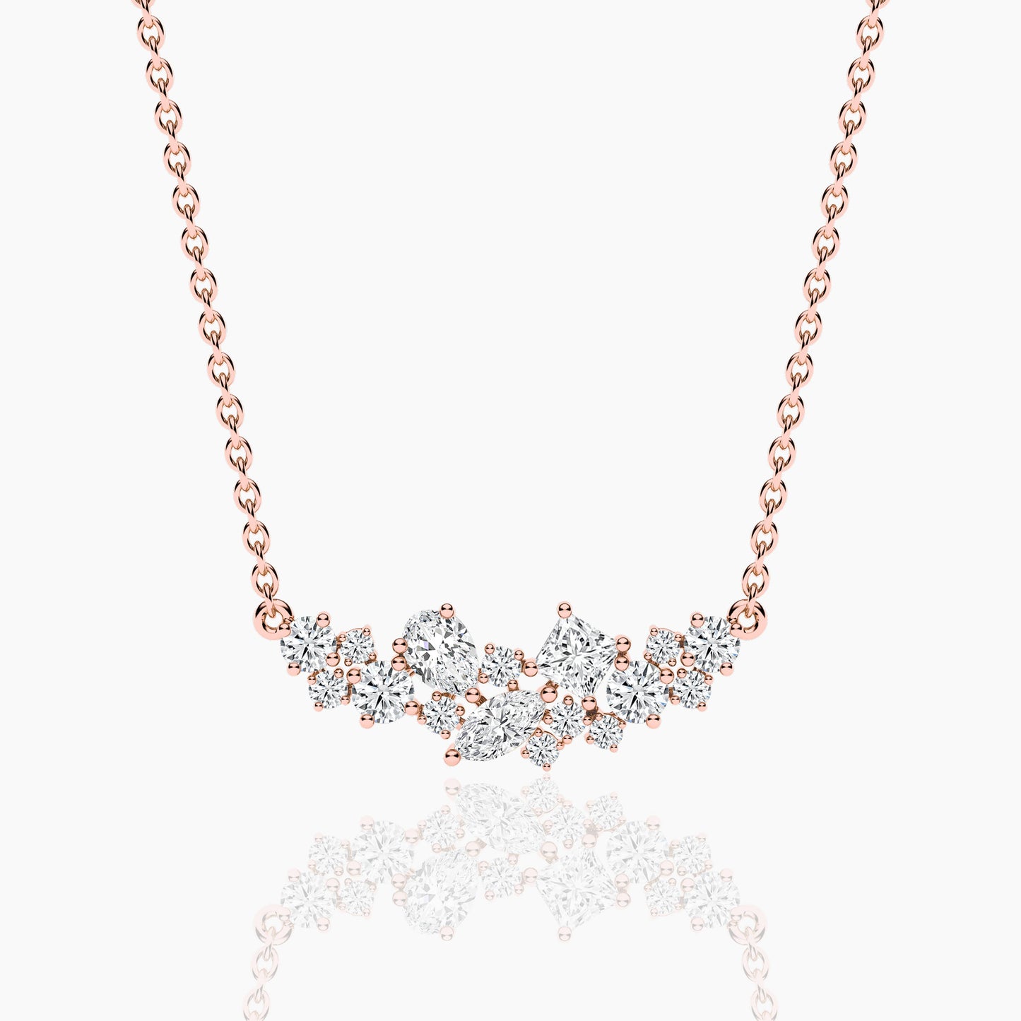 simple diamond necklace
