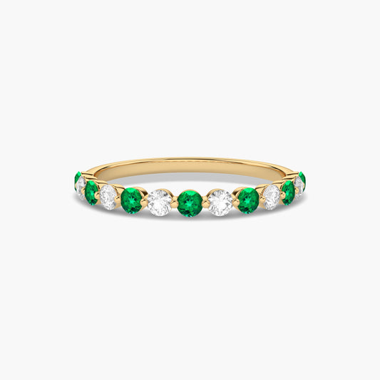 emerald diamond ring