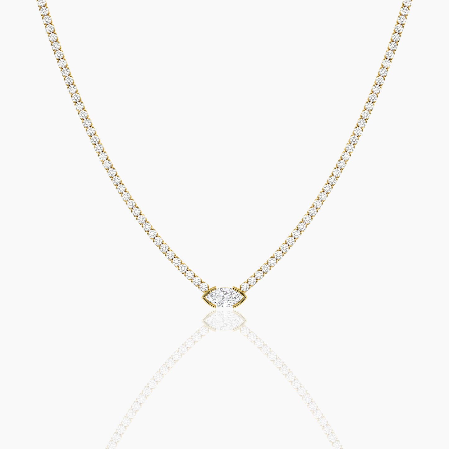 diamond tennis necklace