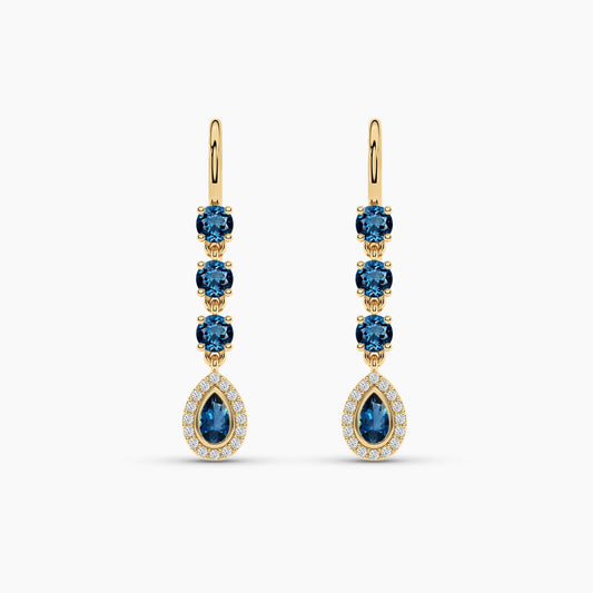 american diamond earrings