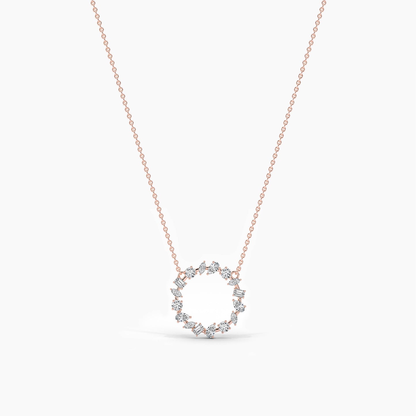 diamond stone necklace
