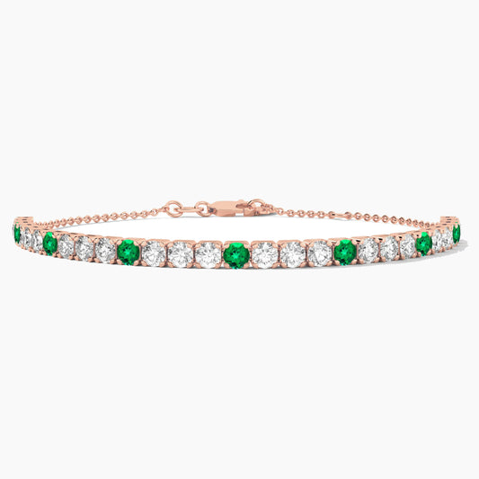 Emerald and Diamond Bracelets