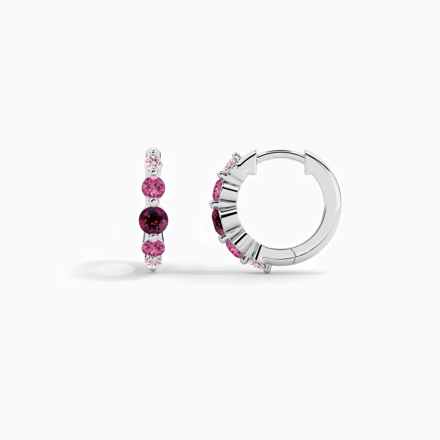 diamond hoop earrings