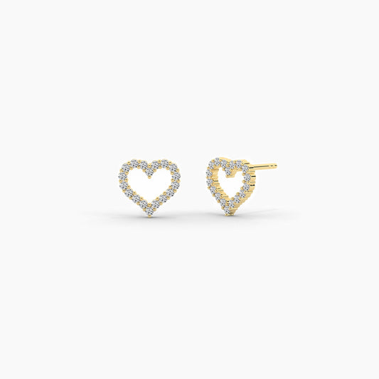 heart earrings