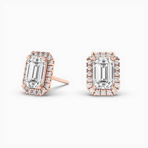 halo diamond earrings