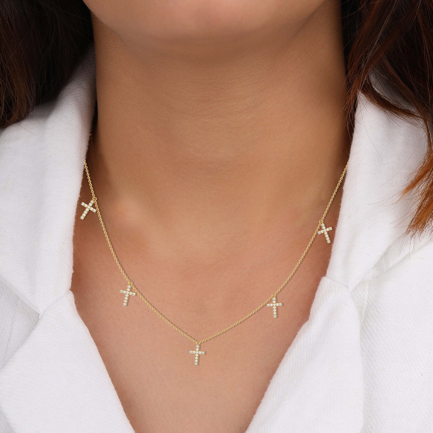 Silver Cross Necklace