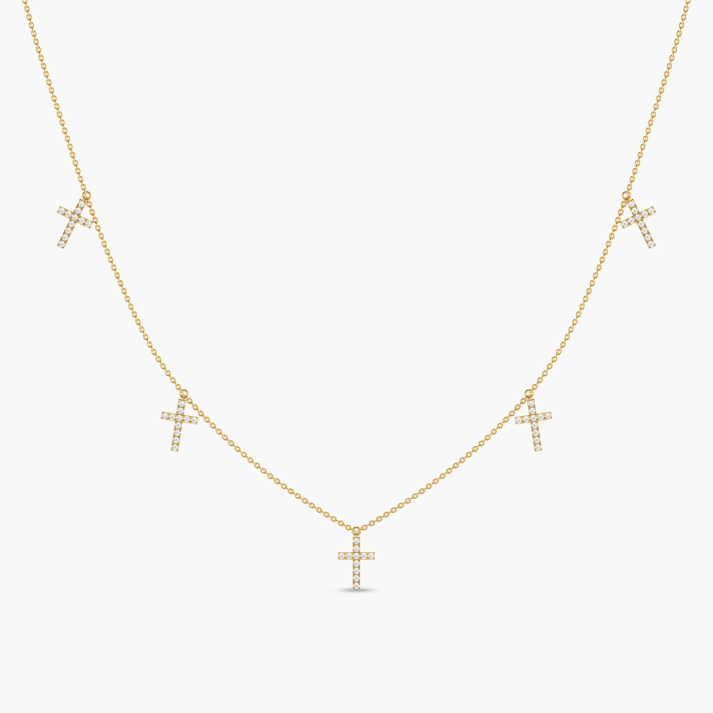 sterling silver cross necklace
